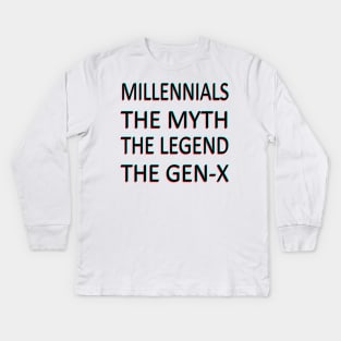 millennial Kids Long Sleeve T-Shirt